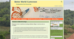 Desktop Screenshot of betterworld-cameroon.com